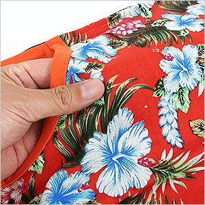 アロハパスモック(マジックテープ付き)(F2) フェレット ハンモック 寝袋 ナスカン無し 金具無し オールシーズン 春用 夏用 秋用 コットン カジュアル もぐれる