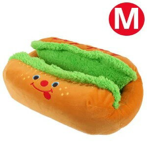 SmalSize L - 【PP】ホットドッグカドラーM（5654）【クッション】【ベッド】　犬 ドッグ マット ラウンド型 カドラー 小型犬 冬用 秋用