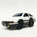 【販売終了】 トヨタ 博物館 オリジナル プルバック ミニカー AE86トレノ (白/黒)