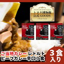 レトルトカレー ご当地カレー トヨタ博物館カレー BEEF CURRY ビーフカレー 辛口 200g 3個 セット カレーセット 詰め合わせ 牛肉 辛口カレー スパイシー 美味しい レトルト お取り寄せ 電子レンジ 贈り物 ギフト プレゼント 贈答用 まとめ買い トヨタエンタプライズ