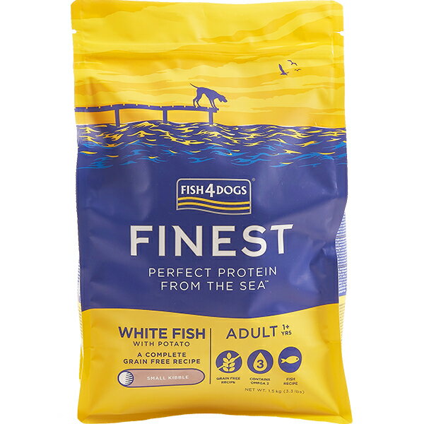 Mature Dog - フィッシュ4ドッグ ファイネスト オーシャンホワイトフィッシュ 1.5kg