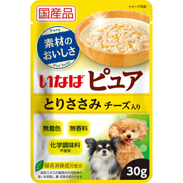 Rakuten - いなば ピュア パウチ とりささみ チーズ入り 30g×16コ
