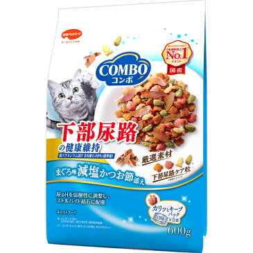 コンボ キャット 猫下部尿路の健康維持 まぐろ味・減塩かつお節添え 600g（120g×5袋）