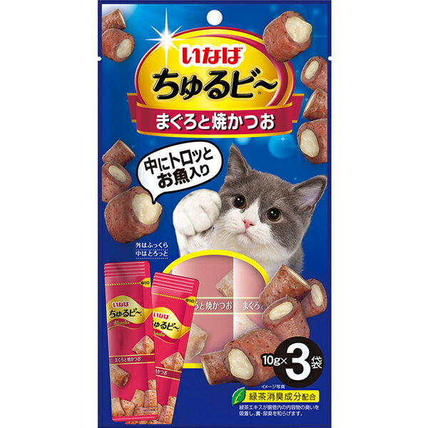 Rakuten - いなば ちゅるビ～ まぐろと焼かつお 10g×3袋