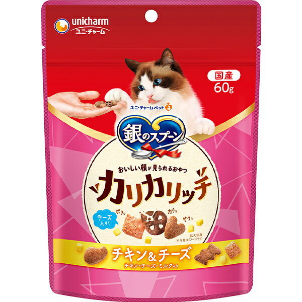銀のスプーン おいしい顔が見られるおやつ カリカリッチ チキン＆チーズ 60g