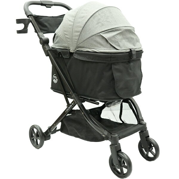CoConte ペットカート Large グレー〔2602131po〕