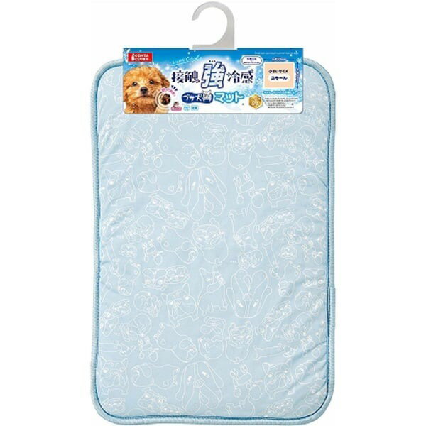 Rakuten - 接触強冷感 ブサ犬マット スモール