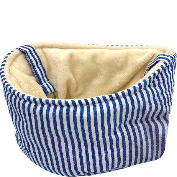 小動物のハンモック バケツモック ストライプブルー〔25102547ss〕〔25092542ss〕