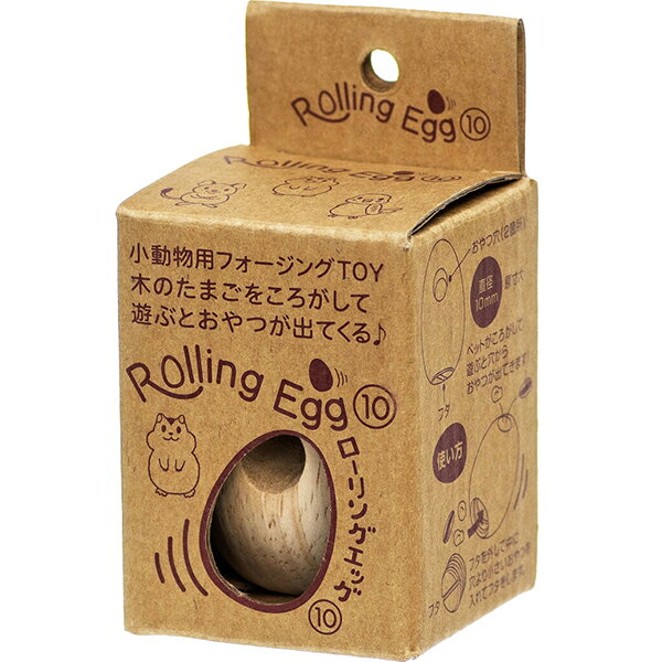 10mm穴に合わせたおやつを中に入れます。木のたまごをコロコロ転がすとおやつが出てきます。 【 材質・成分・素材など 】 ラバーウッド 【 製品重量 】 27g 【 製造国 】 ベトナム 【 サイズ 】 直径4×高さ5.5cm 【 メーカー名 】 貝沼産業 【 JANコード 】 4960222134012