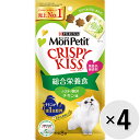 【セット販売】モンプチ クリスピーキッス 総合栄養食 とびきり贅沢チキン味 24g×4コ