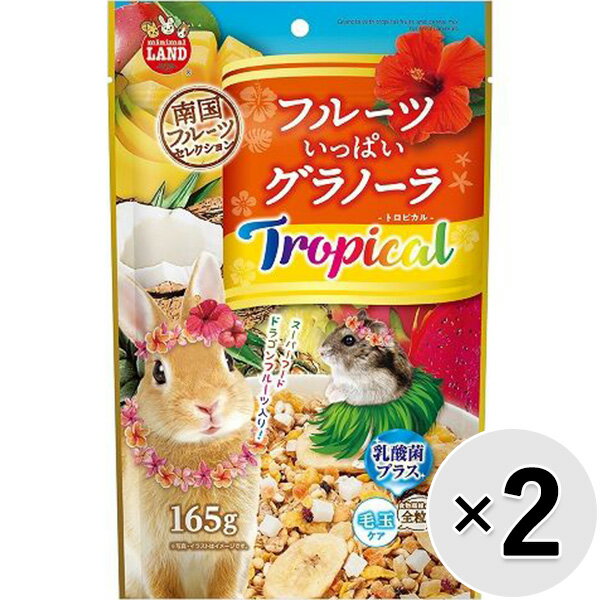 【セット販売】フルーツいっぱいグラノーラ トロピカル 165g×2コ