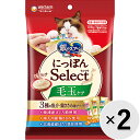 【セット販売】銀のスプーン にっぽんSelect とろリッチ 毛玉ケア 3種の魚介・鶏ささみ味アソート 108g(6g×18本)×2コ