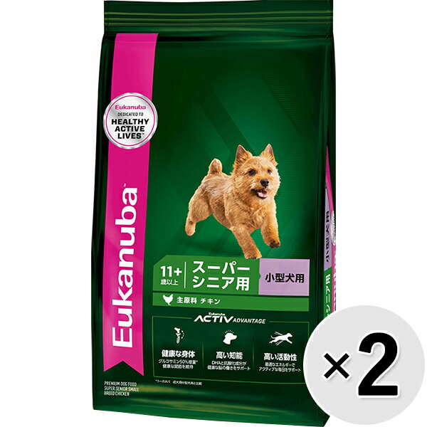 ユーカヌバ スーパーシニア用 小型犬用 11歳以上 7.5kg×2コ