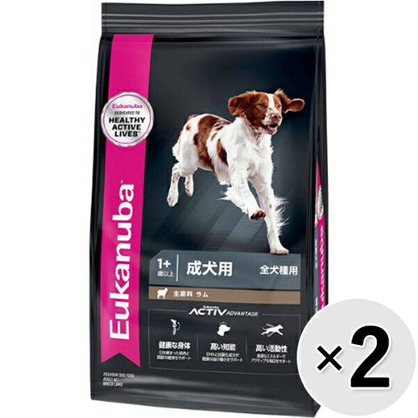 Mature Dog - 【セット販売】ユーカヌバ ラム＆ライス 全犬種成犬用1歳以上 2.7kg×2コ〔26040535dd〕