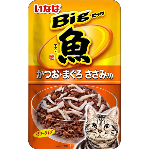 いなば　Big　マルウオ　かつお・まぐろ　ささみ入り　80g　関東当日便