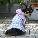 【Sanrio サンリオ】 レインコート くすみギンガム【2号 3号 4号】 ペット服 小型犬 犬服 ドックウェア 秋冬 かわいい
