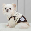 【PET'S REPUBLIC　ペッツリパブリック】　アラベスクノースリーブ【2号 3号 4号】　サイズ交換可　ペット服　小型犬　犬服　ドックウェア　秋冬　かわいい