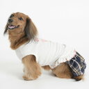 【Gemelli ジェメリ】クラシカルチェックマナースカート【M】ペット服 かわいい 小型犬 犬服 ドックウェア