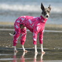 【GEWALK ジウォーク】LGE531 マーブルプリント プロテクト ストレッチ ロンパース【HS HSM HM HL】ハウンド系専用サイズ ラッシュガード犬服 ペット服 夏服 ドッグウェア アウトドア 水遊び マリンスポーツ ウォータースポーツ サップ ドックサップ