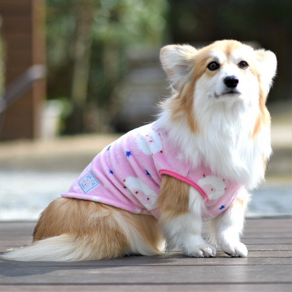 楽天PETSREPUBLICファクトリーストア【PET'SREPUBLIC　ペッツリパブリック】ひつじのナイトノースリーブ【6号】犬 服 犬服 ドッグウェア　ボア リラックス