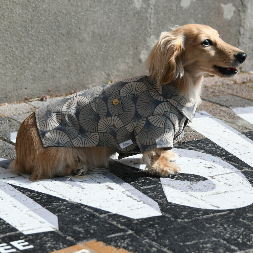  総柄シャツ 犬 服 犬服 ドッグウェア