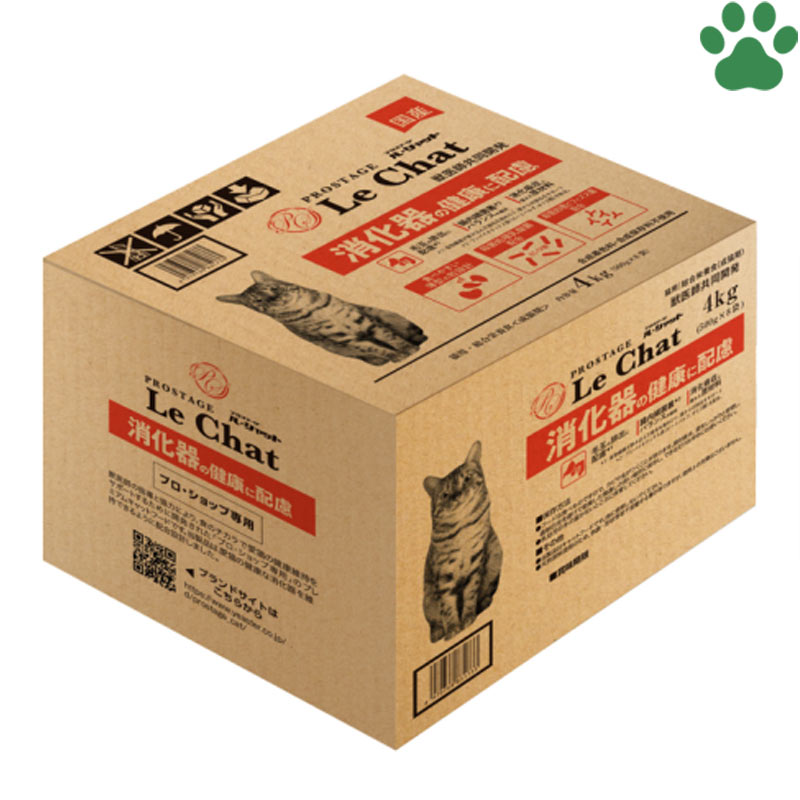 乐天商城 - [正規品] イースター　猫ドライ　プロステージ　ル・シャット　消化器の健康に配慮　4kg（500g×8）旧：ストレ/ヘアレ　国産　ルシャット　キャットフード　成猫　小粒　多頭飼育