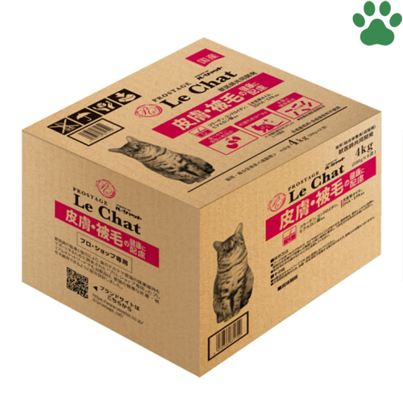 Rakuten - [正規品] イースター　猫ドライ　プロステージ　ル・シャット　皮膚・被毛の健康に配慮　4kg（500g×8）国産　ルシャット　キャットフード　成猫　小粒　多頭飼育