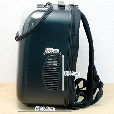 GEX OSOTOキャリー トラベラー tall ブラック超小型犬 小型犬 猫 軽量 リュック式 リュック型 キャリーケース キャリーバッグ ハード オソトローラー オソトキャリー トール オシャレ かっこいい 黒 ジェックス