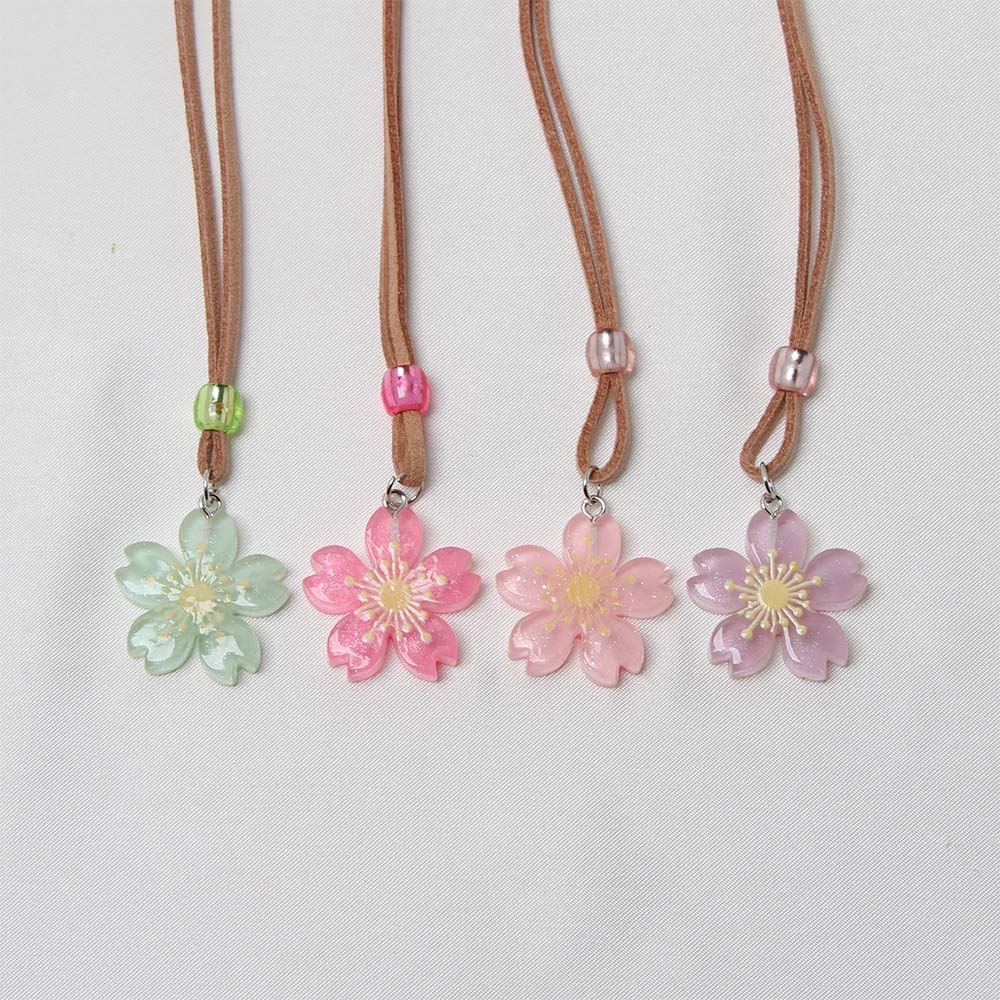 【ゆうパケット360円】ペット用 ネックレス チェリーブロッサム BN-133 10本入 犬猫 飾り サロン トリ..