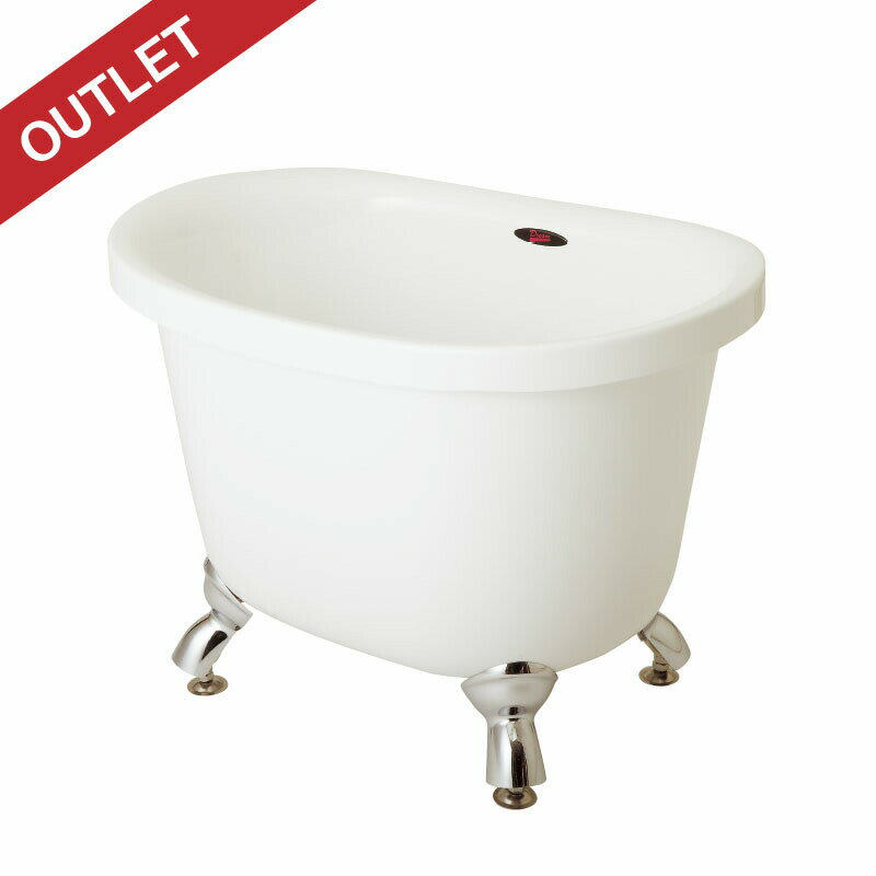 アウトレット 1台限定 ドッグバス ドリーム産業 ハーベスト800 シリコンマット付 高さ調節アジャスター付 ペット 犬用 業務用 バスタブ シンク お風呂 浴槽 FRP槽 猫脚 訳あり B品 B級品 OUTLET