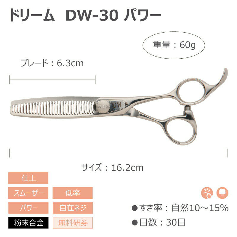 【送料無料】【プロ仕様】トリミングシザー セニ...の紹介画像2
