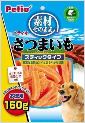 犬のおやつに！楽天最安値に挑戦【Petio ペティオ】ペティオ 素材そのまま さつまいも スティック 160+20gのサムネイル