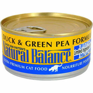 【Natural-Balance】ナチュラルバランス ダック＆グリーンピース 170g 成猫用 キャットフード 猫缶