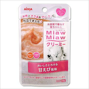 乐天商城 - アイシア MiawMiaw ミャウミャウクリーミー甘えび風味 40g