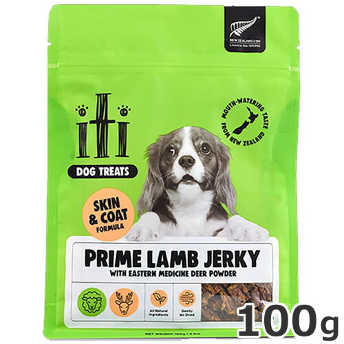 【メール便】スリーイレブン iti イティ ラムジャーキー皮膚・被毛ケア 100g