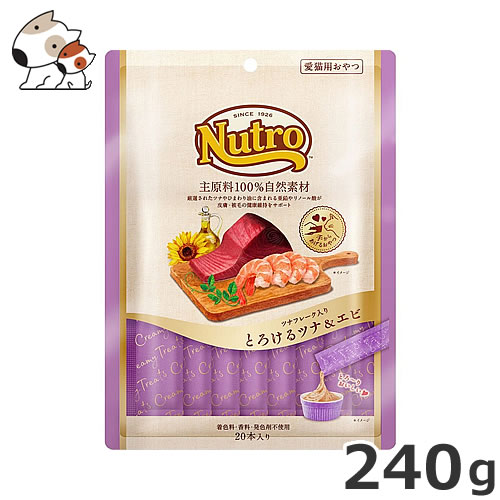 Rakuten - ニュートロ キャット とろけるツナ＆エビ ツナフレーク入り 12g×20本 240g 猫用おやつ