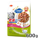 ★【5/11までSALE】日本ペットフード コンボ キャット 肥満が気になる猫用 まぐろ味・かつお節・かつおチップ添え 600g ドライ 総合栄養食 国産