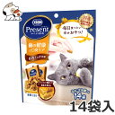★【今月のお買い得商品】日本ペットフード コンボ プレゼント キャット おやつ 歯の健康と口臭ケア お肉ミックス味 14袋入