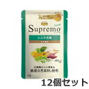 原材料チキン、鶏レバー、鶏ハツ、ラムラング（肺）、ニンジン、パンプキン、インゲン、サツマイモ、小麦、ビートパルプ、ひまわり油（オメガ6脂肪酸源）、ホウレン草、ハーブ（オレガノ、バジル、タイム含む）、チーズパウダー、卵パウダー、調味料（アミノ酸、ぶどう糖等）、ビタミン類、ミネラル類、アミノ酸類、増粘多糖類、酸化防止剤（クエン酸）栄養成分タンパク質:5.5%以上、脂質:2.2%以上、粗繊維:0.3%以下、灰分:3.0%以下、水分:88.0%以下代謝エネルギー18kcal/1袋対象全犬種用ライフステージシニア犬機能総合栄養食与え方【本品のみ与える場合】体重1kg：5.5袋、2kg：9.5袋、3kg：12.5袋、4kg：15.5袋、5kg：18袋 普段与えているドライフードと併用する場合は、本製品1袋辺り、ドライフードを5g程度減らして調整してください。ご注意本品はシニア犬用です。対象年齢以外の犬には与えないでください。・10種類以上の豊富な自然素材の栄養とおいしさを引き出すようにブレンドしたナチュラルウェットフード。・使い切りにちょうどよいミニパウチ。健康で活き活きとしたシニア期を維持するために、抗酸化成分を配合。・シニア期の消化のしやすさに配慮し、皮膚・被毛の健康を維持。