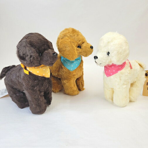 ぬいぐるみ プーリー バンダナ 立ち プードル PULLY オーナーグッズ 犬