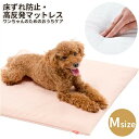 床ずれ防止・高反発マットレス　薄紅　Mサイズ　ララウォーク トンボ マット　ベッド　犬用品 犬 高反発 超小型犬　小型犬　中型犬　老犬　高齢犬　 シニア ペット用品