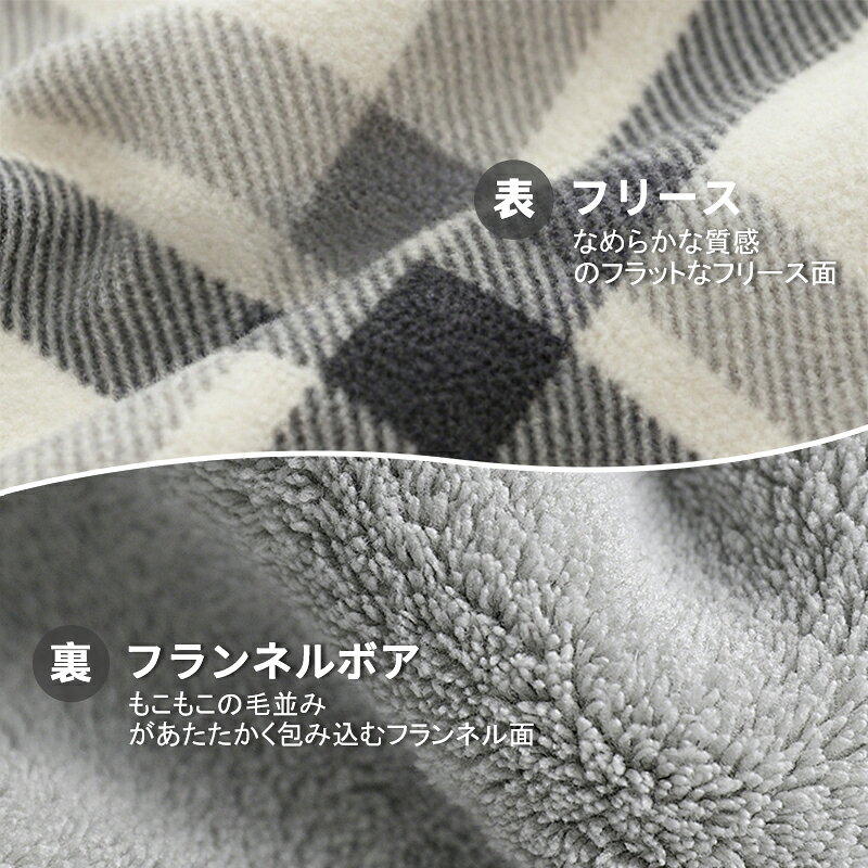★即納・クーポン配布中★ ブランケット ひざ掛け 毛布 掛け毛布 吸湿発熱 ポンチョ 裏ボア ボタン付き 柔らかい 暖かい 巻きスカート 冬グッズ 防寒 保温 着る毛布 防寒対策 裏起毛 ぽかぽか ふわふわ 寒さ対策 ステッチ入り 羽織 巻き 掛ける 130×80 140×100 petsumu-10000026 PetSumu 楽天市場店 サンプル画像2