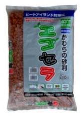 エコセラレッド L：14～30mm 10kg入り【K】※代引き不可商品※ エコセラ 防草・防犯効果・防犯ジャリ