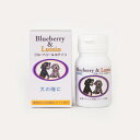 犬の瞳に 犬用 ブルーベリー&ルテイン 60粒(約60日分) 犬 サプリメント 犬専用サプリ 日本ビーエフ 犬用健康補助食品【BF】