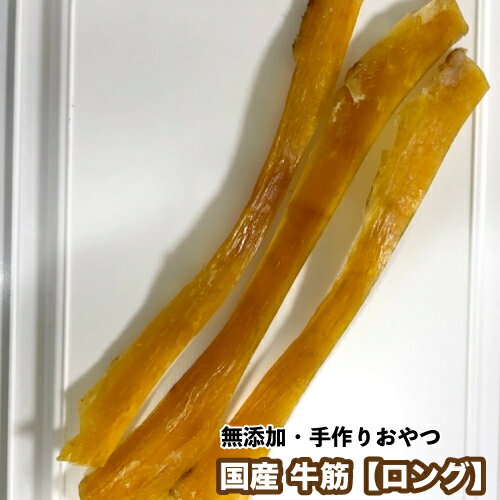 犬 おやつ 無添加 手作りおやつ　国産　牛筋【ロング】　300g　牛筋　牛アキレス同等の硬さ　松坂牛　犬　おやつ　メール便送料無料【DBP】