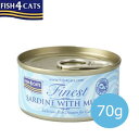 フィッシュ4キャット　猫缶 イワシ＆緑イ貝 SARDINE WITH MUSSEL　70g