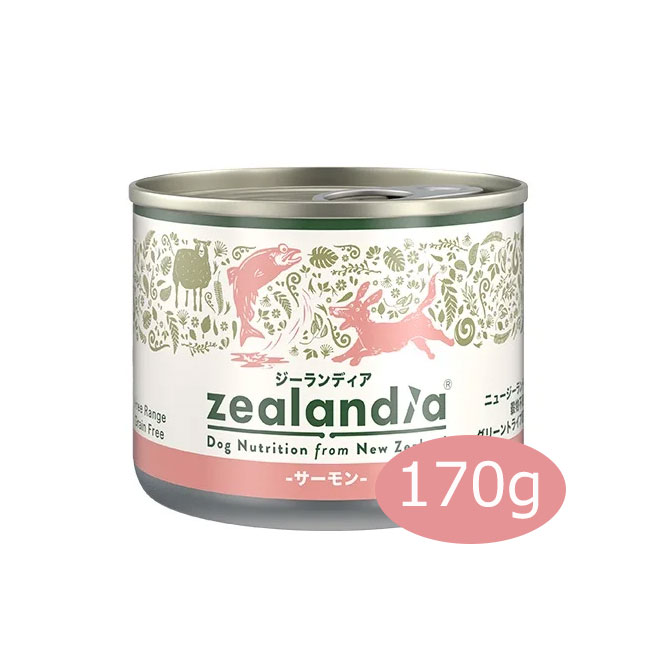 乐天商城 - ジーランディア ドッグ サーモン　170g 【ドッグフード/ウェットフード/ペットフード/犬用品/缶詰】