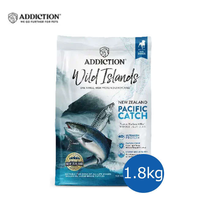 乐天商城 - アディクション ワイルドアイランズ　ドッグフード　パシフィックキャッチ　1.8kg【ドッグフード/ドライフード/ペットフード/高たんぱく質/低炭水化物】