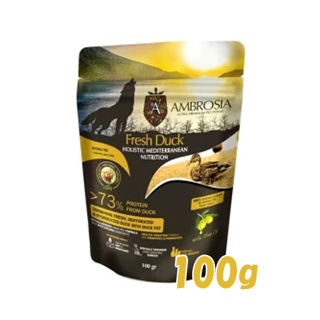 Rakuten - AMBROSIA（アンブロシア） ダック　100g【ドッグフード/ペットフード/ドライフード/ 犬用品】