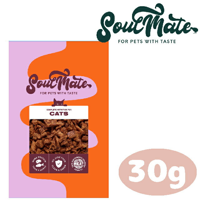乐天商城 - SoulMate　CAT　エアドライフード　チキン 30g【ソウルメイト/猫用総合栄養食/キャットフード/エアドライ/オールステージ/ペットフード/ペット用品】